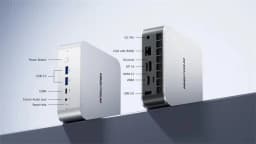 MINISFORUM AI X1 Mini PC AMD Ryzen 7 255 DDR5 32GB 1TB SSD WiFi 7 OCuLink DP 2.0 Office Desktop Computer Windows 11 Pro Mini PC