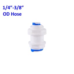 Reverse Osmosis Quick Connector 1/4"3/8"OD Hose Tee Y Coupling 4 Way Equal Convert Elbow Straight RO Water Aquarium Pipe Fitting