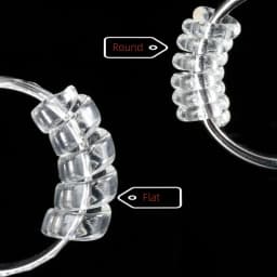 5Pcs/Lot Ring Adjusting Pad Size Transparent Ring Adjuster Light Spring Rope Ring Spring TPU Plastic Spring