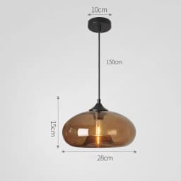 Modern Glass Pendant Lights for Restaurant Bar Shop Nordic Indoor Pendant Lamps Decoration Lighting Colorful Hanglamp