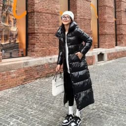 New 2025 Hooded Parkas Winter Warm Down Jacket Women Long Parkas Winter Coat Waterproof Cold Puffer Jacket
