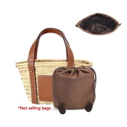 Drawstring Bag Organizer Insert Three-dimensional for Basket Picotin Straw Woven Bag Support Inner Liner Orderly Bags Accessorie