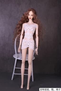 1 Piece Doll Clothes Long Dress Round Neck Long Sleeve T-Shirt for Doll Clothing Outfits 1/6 Dolls Accessories