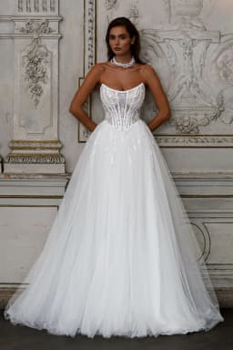 Vintage Sxoop Neckline Beaded Lace Bridal Grown A Line Wedding Dresses Sweep Train Custom Made 2025 Vestido De Noival