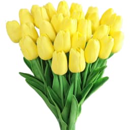 Artificial Flower Realistic Touch Tulip Scrapbooking Home Room Decoration Wedding Garden Archway Garland Festival Bouquet DIY