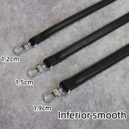 Black Lady's Bag PU Leather Shoulder Strap Crossbody Bag Belt adjustable Replace Handle Accessories