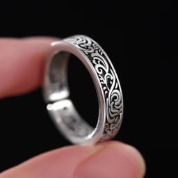 925 Sterling Silver Ring Vintage Luxury High Quality for Men Women Wedding Fine Jewelry Accessories Party Gift Fashion