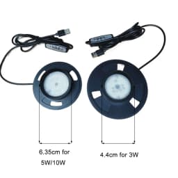 Dimmable USB Terrarium Plant Growing Lamp with Timer for Vases,Indoor Plant Growth, Succulent, Miniature Gardening Landscape
