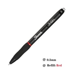 1pcs American Sharpie Press Gel Pen 0.5mm Black Ultra-fast-drying Smooth Signature Pen Cute Stationery Office Accessories Caneta