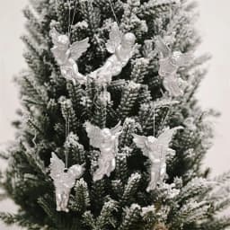 6Pcs Christmas Angel Ornaments Christmas Tree Decorations Hanging Pendant Angels Xmas Hanging Decors For Home DIY Party