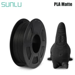 SUNLU PLA Matte Filament 1KG Shine-Free Printed Surface 1.75MM Frosted Texture Eco-Friendly Non-Toxic No Bubble Low Odor