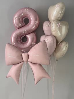 40inch Pink Foil Number Balloon Set (Optional 18inch Heart Balloons) Paired with Pink Valentine's Day/Birthday/Anniversary Party Decorations, Christmas Accessories, Themed Balloons, Retro Chrome Balloons, Balloons for Birthdays, Reusable Balloon Flowers, Personalized Balloons, Holiday Decorations, Elegant Party Decorations, Reusable Decorations, Premium Balloon Set, Gift Shopper, Party Organizer, Christmas Decorations
