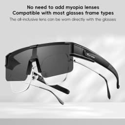 WEST BIKING Large Frame Cycling Polarized Glasses Bike Photochromic Outdoor Sunglasses Fit Over Myopic Goggles Bicycle Accessory