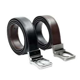 Premium Men's Small Leather Belt Dual-sided Fit Casual Fashion Men's Belt
