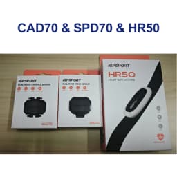 iGPSPORT Cadence Speed Sensor Cycling Accessories CAD70 SPD70, Heart Rate Monitor HR50 HR70 for Bike Computer Bluetooth ANT+