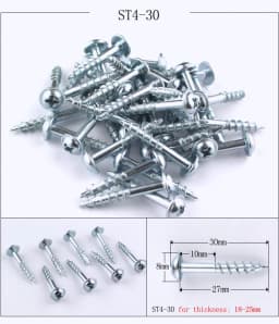 Pocket Plugs Plastic Caps Screw Clamp Drill Bit Sleeve For YOMO Pocket Hole Jig System