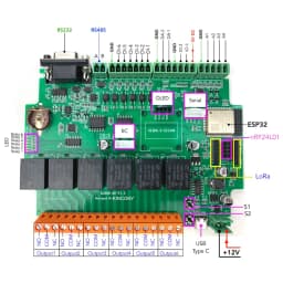 Kincony KC868-A6 ESP32 Development Board Relay Switch DIY Module ESPhome Tasmota