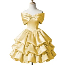 Butterfly Tie Solid Color One Shoulder Birthday Party Host Daily Cute Sweet Cake Fluffy Skirt Dress Formal Dress Customized