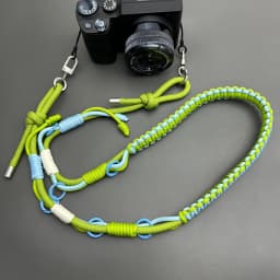 Outdoor Tactical Multifunctional Hand Braided Camera Bag Strap Adjustable Replacement Phone Lanyard Expandable Crossbody Strap
