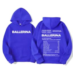 Funny Ballet Dancer Gift Letters Print Hoodies Men Women Clothing Fashion Aesthetic Sweatshirts Fleece Casual Long Sleeve Hoodie