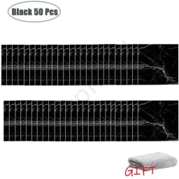 10-50Pcs PVC Marble Wall Stickers Self-Adhesive Thickened Tile Sticker Bathroom Waterproof Floor Sticker Kitchen Home Decoration