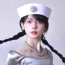 Sailor hat and scarf suit Navy Hat Unisex Captain Hat Navy Marine Hat For cruise lines, adult parties, Navy, cosplay, Outdoor