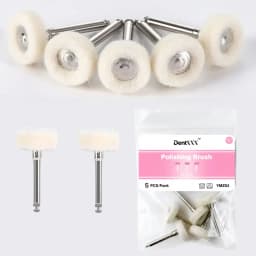 5Pcs/Pack Polishing Brush Felt Wheel Wool Cotton Polishing Brushes Polishers for Rotary Tools 2.35mm Polishing Wheel