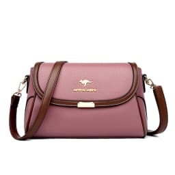 Solid Color High Quality Leather Small Shoulder Bagsfor Women 2024 New Messenger Bags with StrapDesigner Crossbody Bag Sac AMain