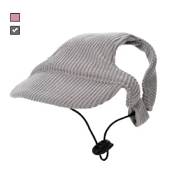 Dog Sun Hat For Small Large Dogs Cats Adjustable Pet Baseball Cap with Ear Hole Windproof Corduroy Puppy Visor Hat Pets Supplies