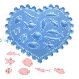 Silicone Nail Art Mold Accessory Molds Various Shape 3D Nail Decorative Mold Silicone Texture for Various Nail Types
