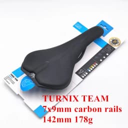 PRO Bike Saddle Turnix Performance Stainless Rails TEAM Carbon Rails