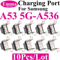10Pcs Original Charging Port Connector for Samsung A15 A05S A25 A35 A55 A13 A04S A14 A23 A33 A24 A34 A54 A53 USB Charger Pin Plu