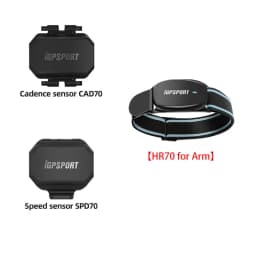 IGPSPORT Smart Sensor Kit,  Cadence CAD70 Speed SPD70 Heart Rate Monitor HR50 Chest, HR70 Arm for Bike Computer/Cycling/Running