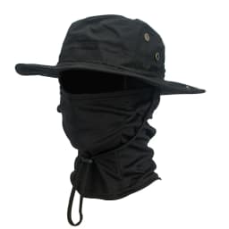 2Pcs/Set Wide-brimmed Hat Balaclava Mixed Set Men Sunscreen Boonie Cap Outdoors Hiking Camping Fishing Hat Sun Hat Fisherman Hat
