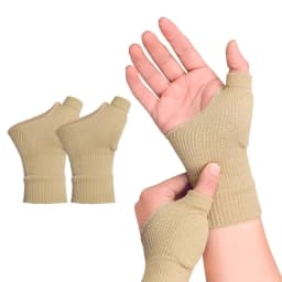 1Pair Wrist Thumb Compression Arthritis Gloves, Breathable Wrist Support Brace Wrist Sleeve With Gel Thumb Injury Pads