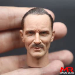 1/6 Scale Male Soldier Vasily Lebin Peiper Miller Egon Laina Head Sculpt Carving Model Fit 12'' Action Figure Body Dolls
