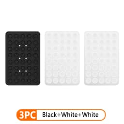 Multi-Functional Phone Case Backed Silicone Suction Pad Holder Double Side Suction Cup Bracket Fixture Desk Car Stand For iPhone