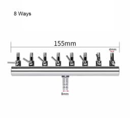 2 4 6 8 10 Ways Aquarium Air Splitter Valve Fish Tank Air Pump Flow Distributor Pump Valve Tap Lever Control Switch Valve