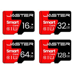 JASTER Mini SD Card 4GB 8GB 16GB Class 6 Real Capacity 32GB Memory SD Card High Speed Smart SD Card TF Red Suitable for Camera