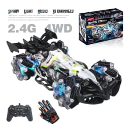 Colorful Lights Spray Stunt Racing 4WD Shift 2.4G Wireless Gesture Induction Racing Race Remote Control Toy Car