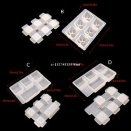 Epoxy Resin Mold Computer PC Gamer Pet Paw Keycaps Silicone Molds Compatible for Cherry MX Mechanical Gaming Keyboard