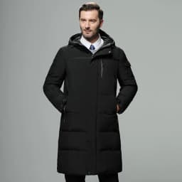 Winter Jackets Men Hooded Casual Long Down Cotton Thicker Warm Parkas Male Outwear Coats Size 5XL Parka Coat Overcoat Mens