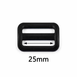 30/50/100Pcs Plastic Adjust Buckles 20-50mm Black Tri-Glide Slider Clasp Bag Strap Dog Collar Hook Webbing Belt Loop Accessories