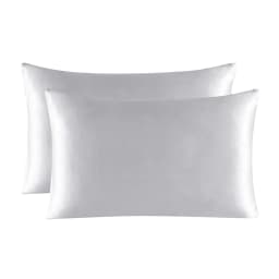 1pair Zipper Pillowcase Both Sides 100% Mulberry Nature Silk Pillow Case For Healthy Single Pillow Cover