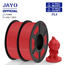 JAYO PLA/PETG/SILK/TPU/ABS 3D Printer Filament 1.75mm 2 Rolls 3D Printing Materials for 3D Printer Free Shippment