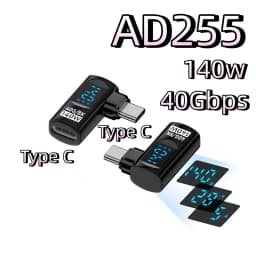 140W 60W 36W USB Type C Converter Digital Display 40Gbps 8K Video Fast Charging USB Adapter for iPhone 17 iPad Laptop Monitor
