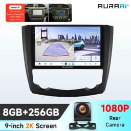 AURAAI X100 Android Car Intelligent Screen for Renault Kadjar 2015 - 2019 UIS7870 DSP RDS GPS SWC Auto CarPlay ADAS 360°CAM
