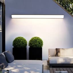 Minimalist Strip Wall Lamp Ip65 Outdoor Waterproof Wall Lamp Garden Villa Porch Courtyard Outdoor Lighting Exterior Wall Lamp
