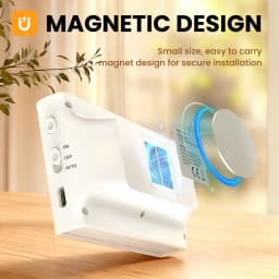 2/4/6/8PCS Rechargeable Motion Sensor Night Light, 3 Modes Adjustable Brightness Magnetic Stick-On LED Lamp 1500mAh Wall Light for Hallway Stair Bedroom Wardrobe