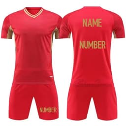 Custom Men Soccer Uniforms For Team Short Sleeve Kits Youth College Football Jerseys Set Quick Dry Sports Shirts Suit Tracksuits